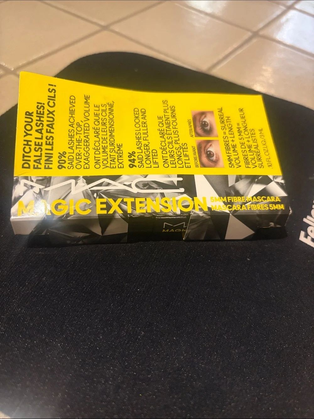 Magic Extension Yellow Mascara Box NWT